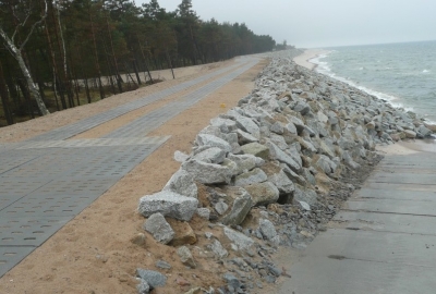 Projekt ochrona brzegu morskiego na usteckim poligonie zakończony